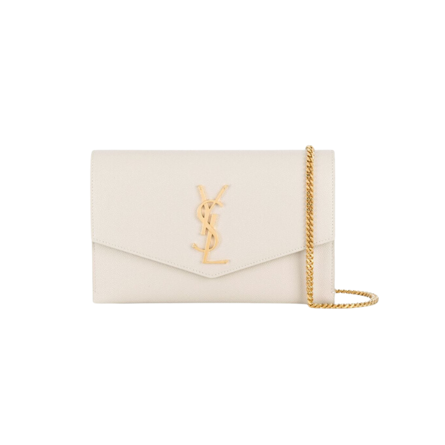 Saint Laurent Uptown Envelope Bag - Soft White photo 2