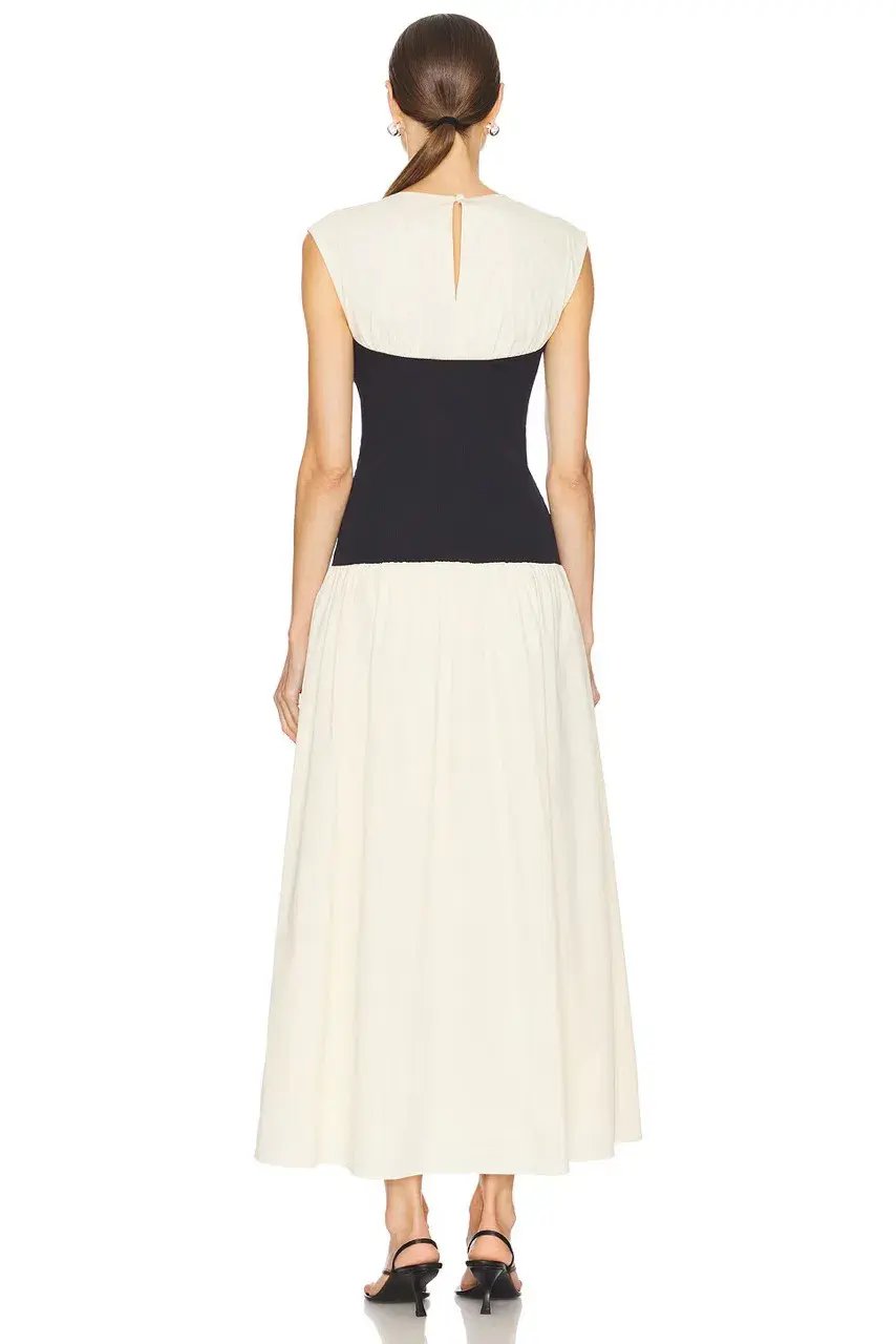 ANNA QUAN Stefania Dress in SWAN Black White Size 6 AU photo 7
