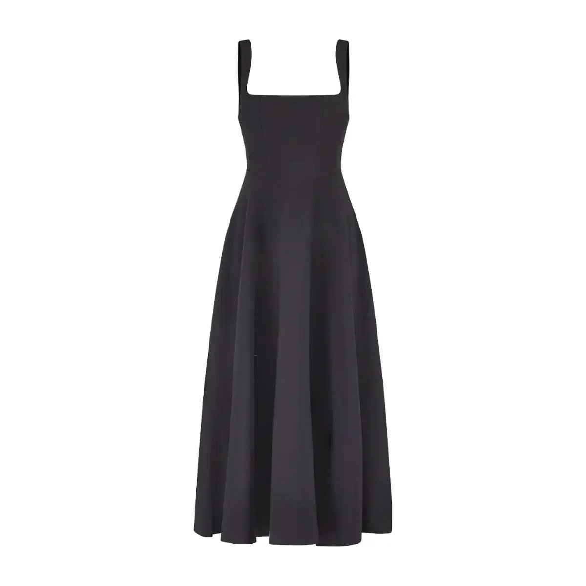 Odd Muse The Ultimate Muse High Waist Square Neck Midi Dress Black Size L / AU 12 photo 8