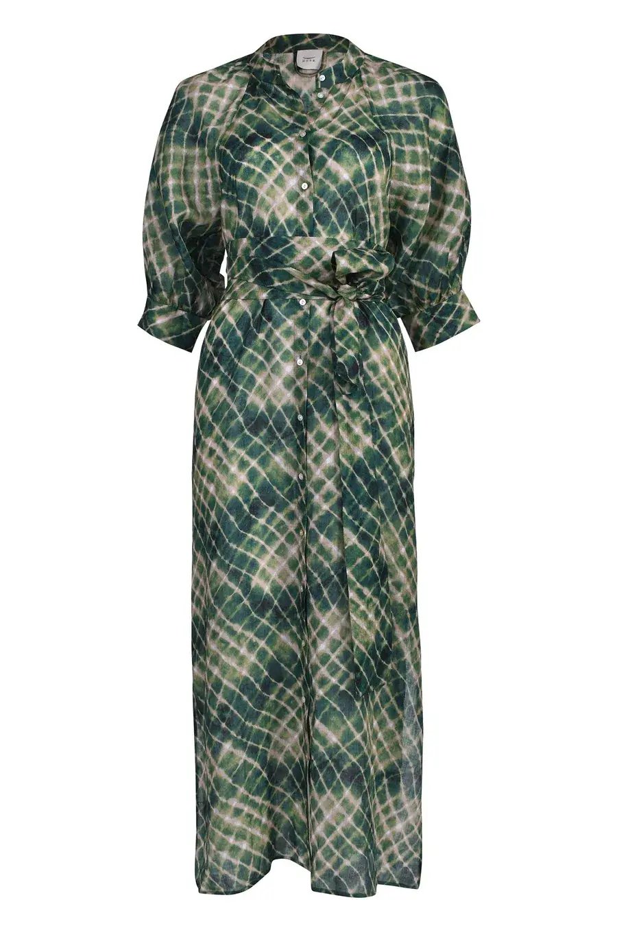 Husk Sabine Midi Dress Green Print Size 14 photo 4