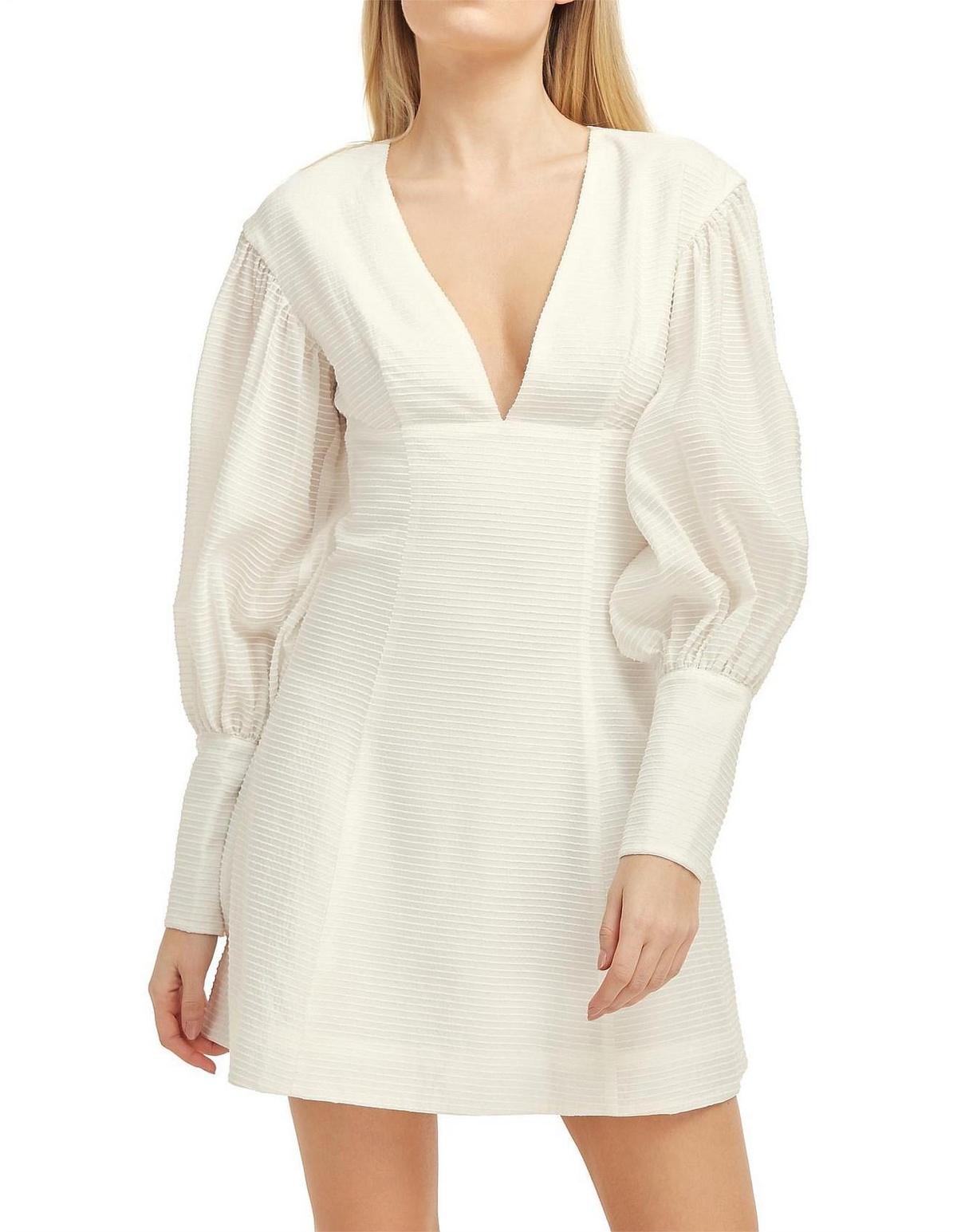 Keepsake the Label Lonely Hearts Dress White Size 8 photo 2