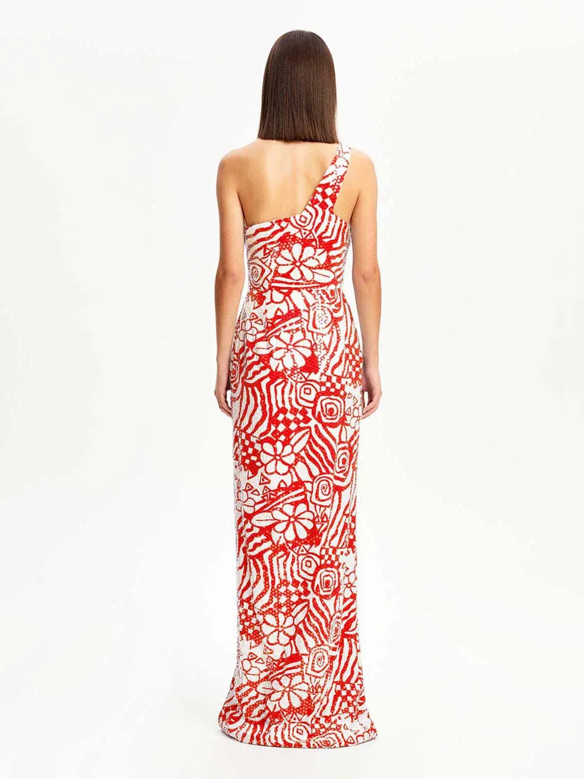 Alice McCall Daisy Daze Gown Salsa Red Size 8 photo 4