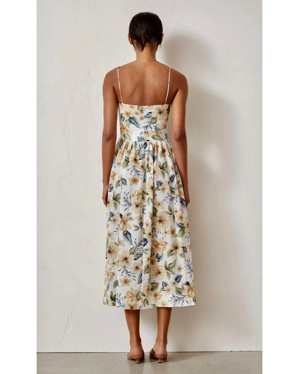 Bec & Bridge Fleurette Midi Dress Floral Size AU 8 photo 3