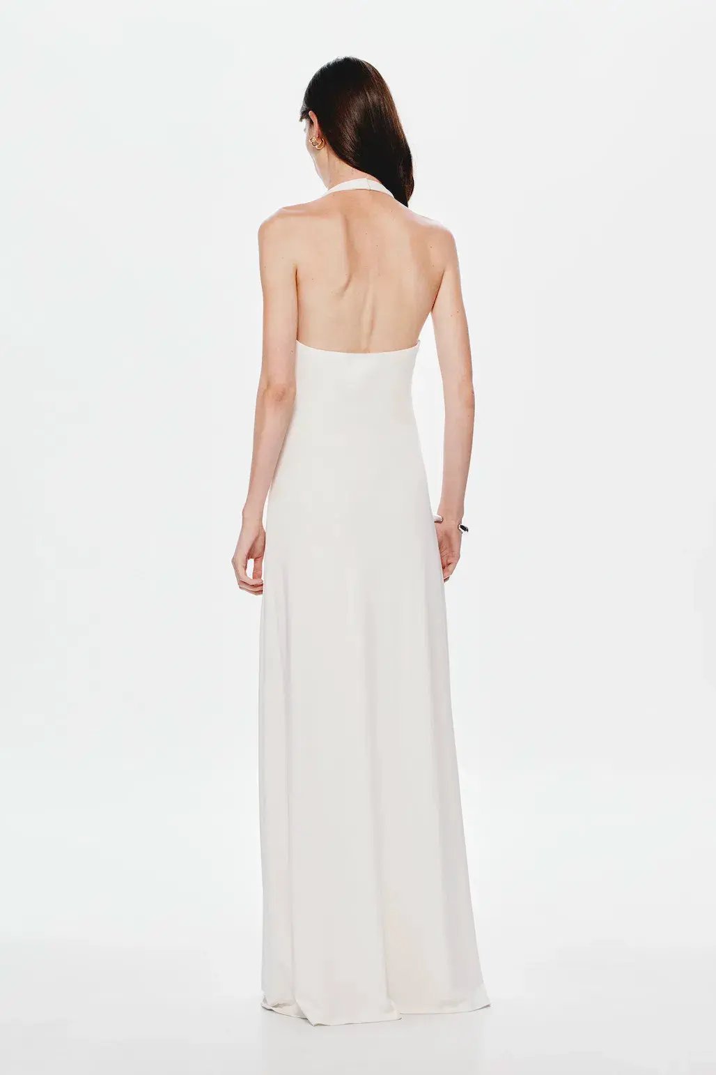Misha Jennifer Cupro Maxi in White Size 6 photo 3