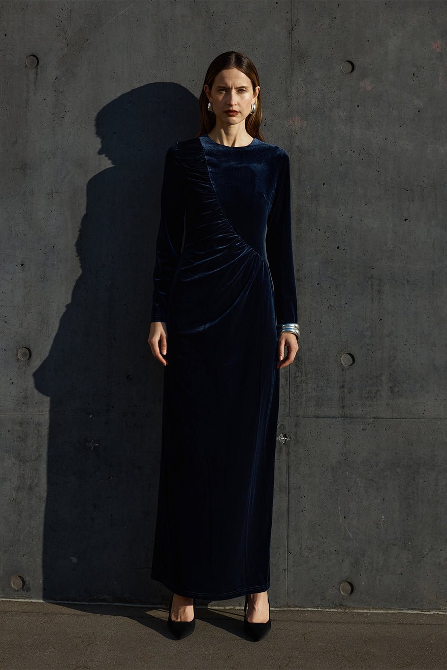 Sofia Irina Alejandro Gown - Navy photo 3