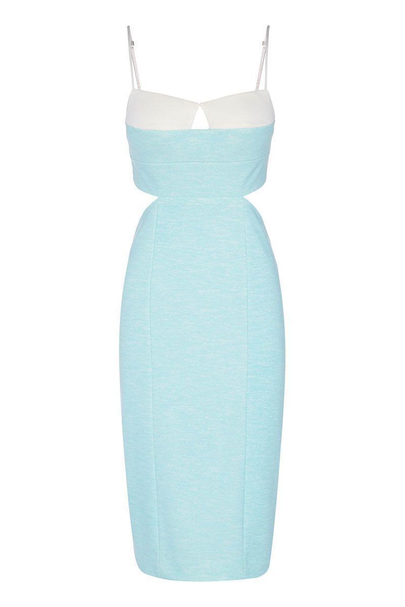 Sheike Hide and Seek Dress Blue Size 8 photo 2