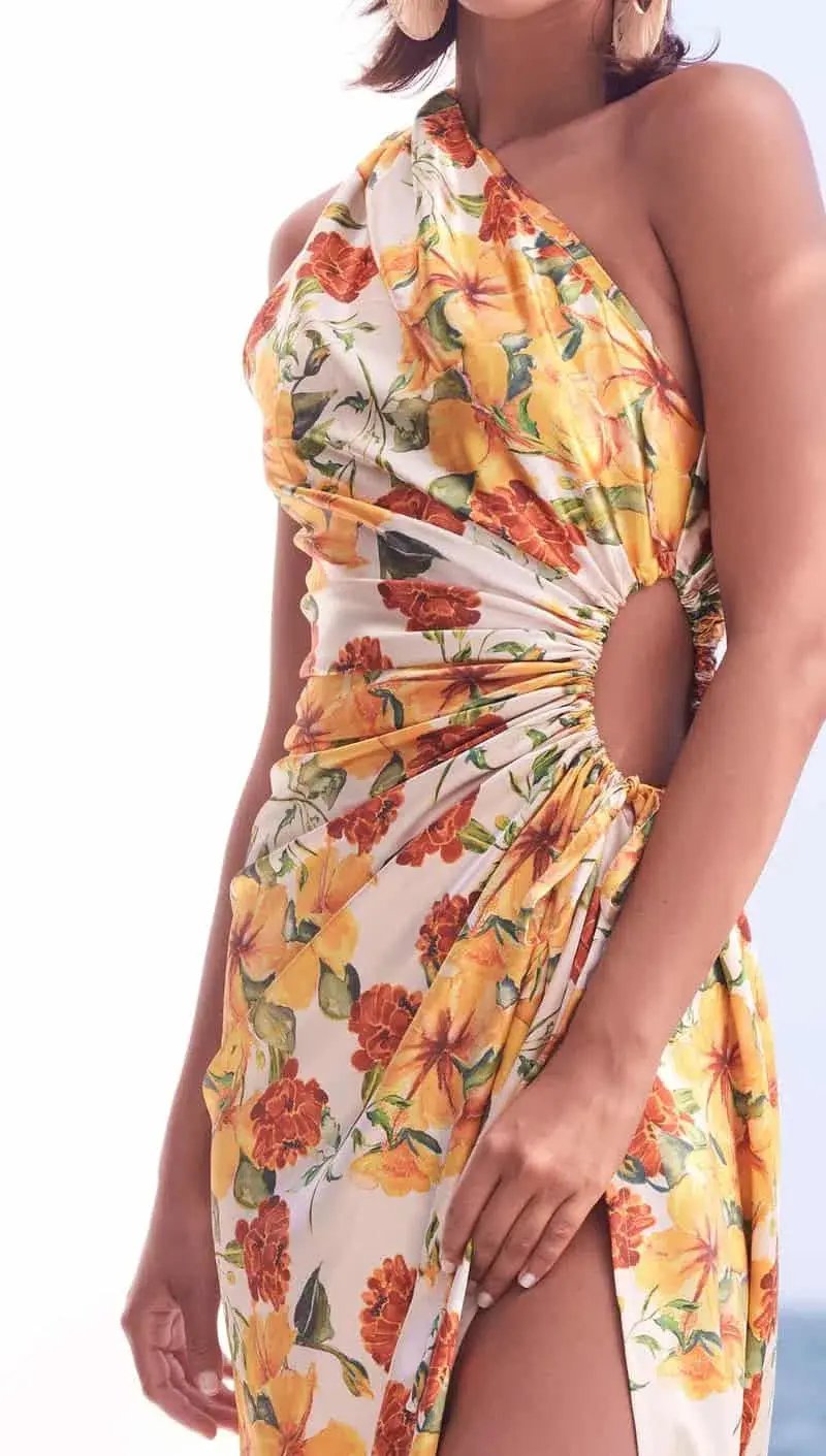 Sonya Moda Nour Yarden Floral Dress Floral Size 6 photo 2