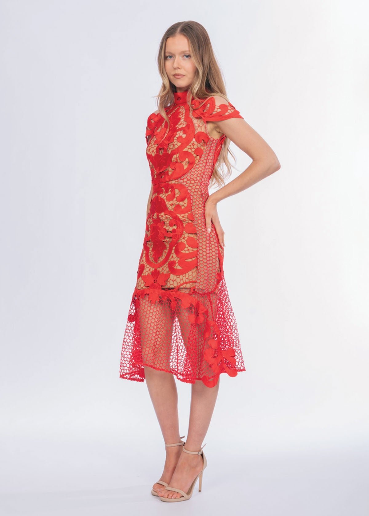 Rose Ceremony Midi Dress photo 3