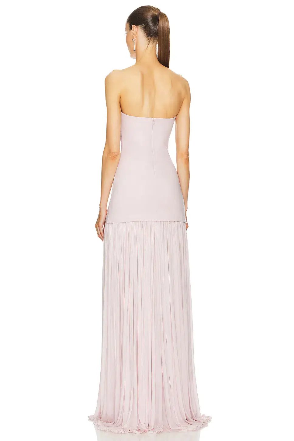 Helsa The Naomi Gown Barely Pink Size 10 photo 2