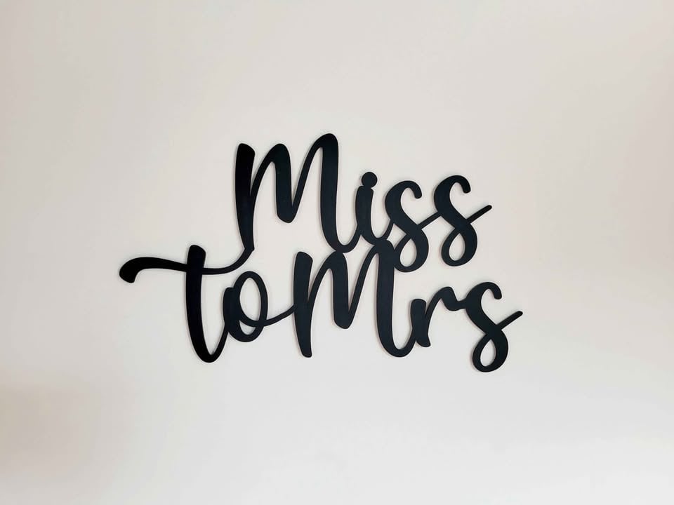 Miss to Mrs sign to hire photo 3