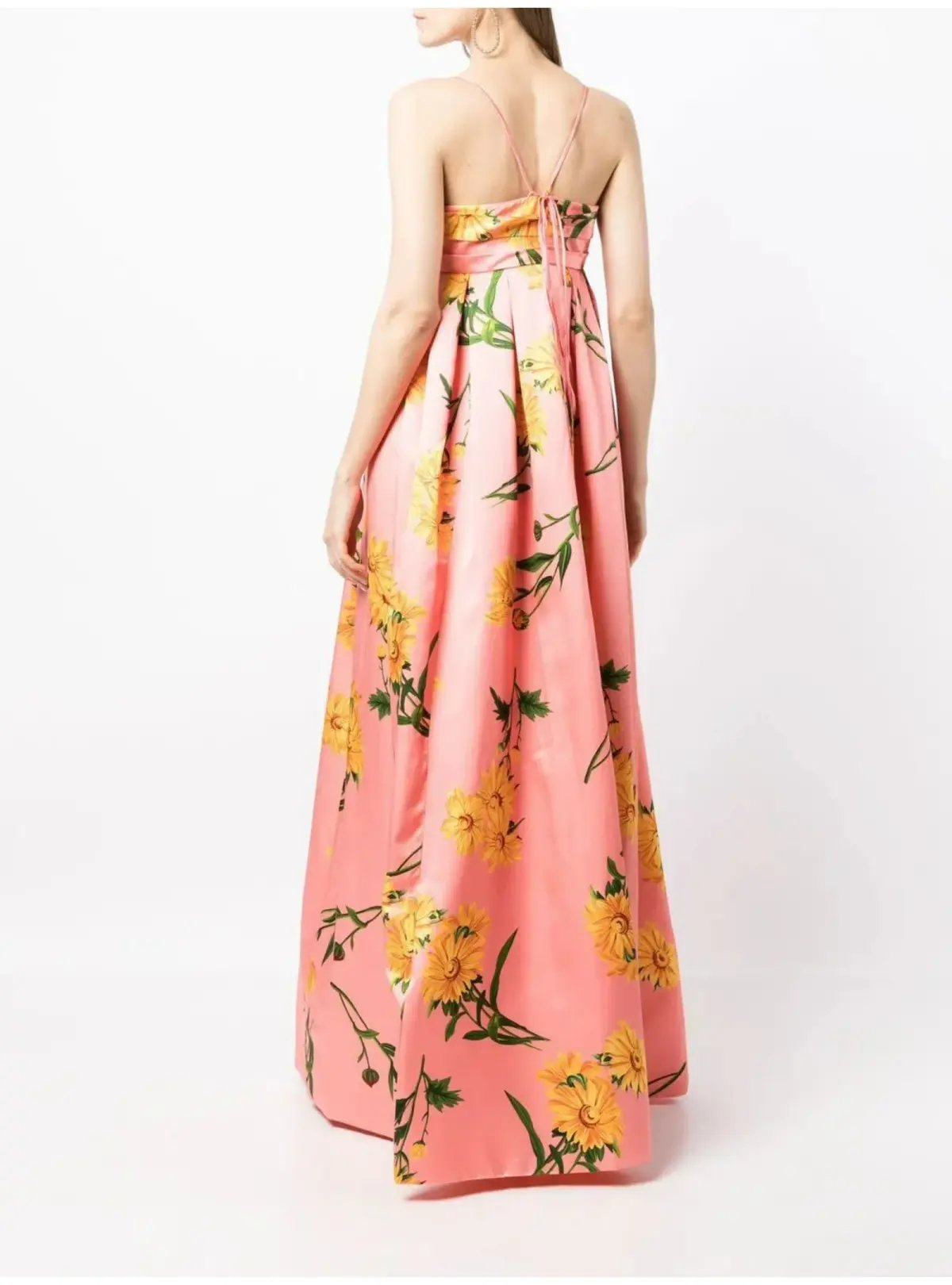 Leo Lin Marguerite Rose Dress Floral Size 12 photo 2