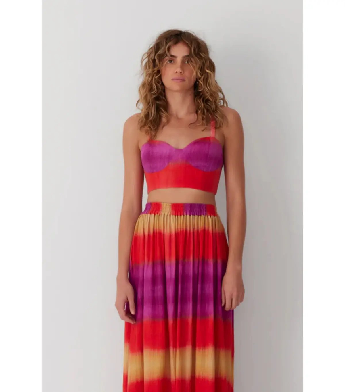 The Wolf Gang Siesta Top and Maxi Skirt Set in Solstice Size XL / AU 14 photo 2