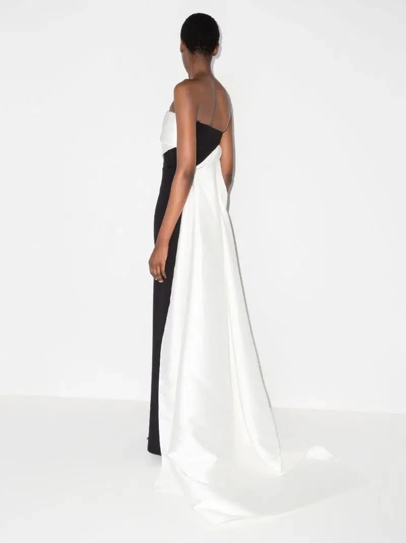 Solace London Kinsley Maxi Dress in Black & White Size XXL / AU 16 photo 2