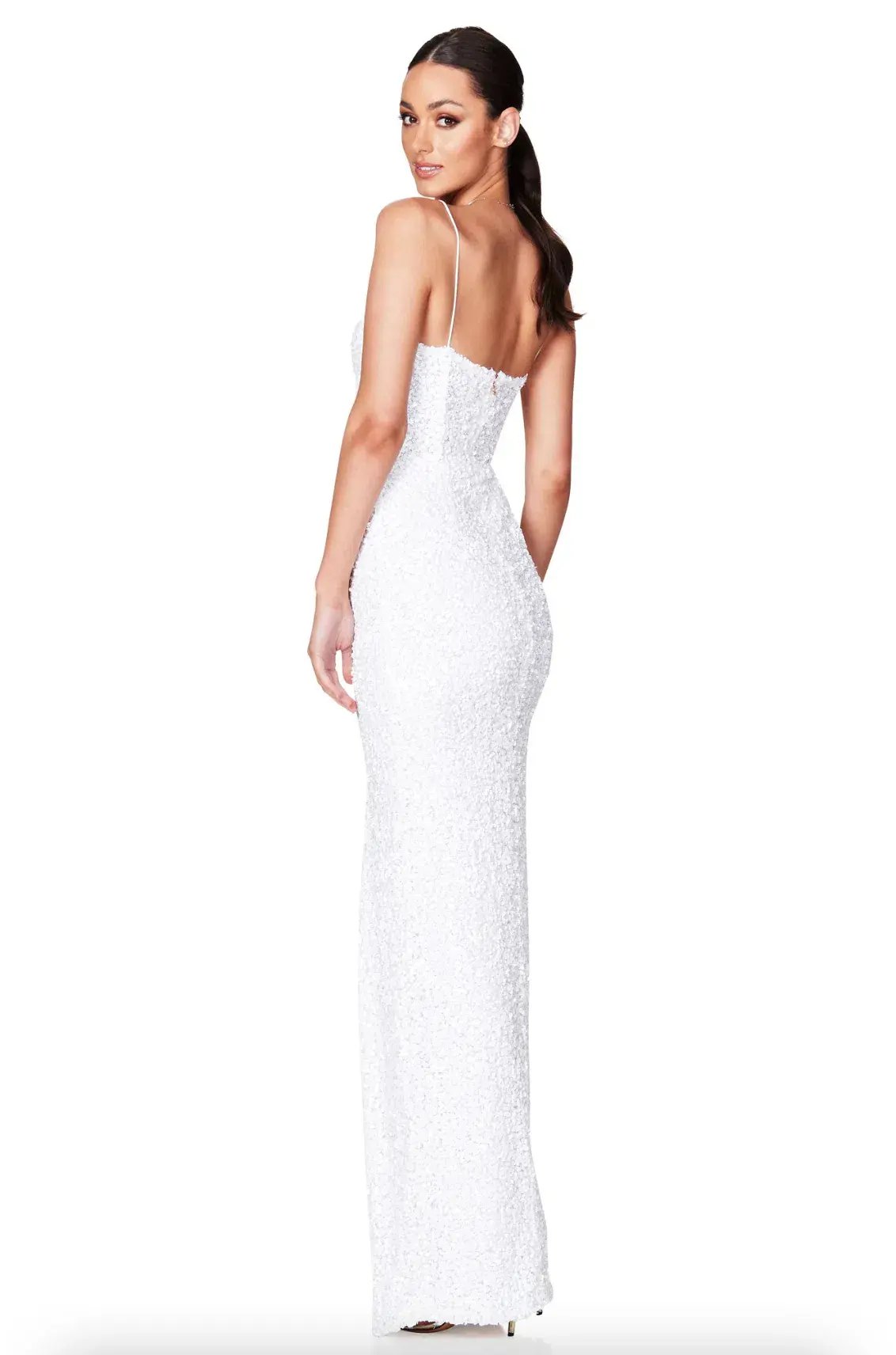 Nookie Confetti Gown in White Size XS / AU 6 photo 3