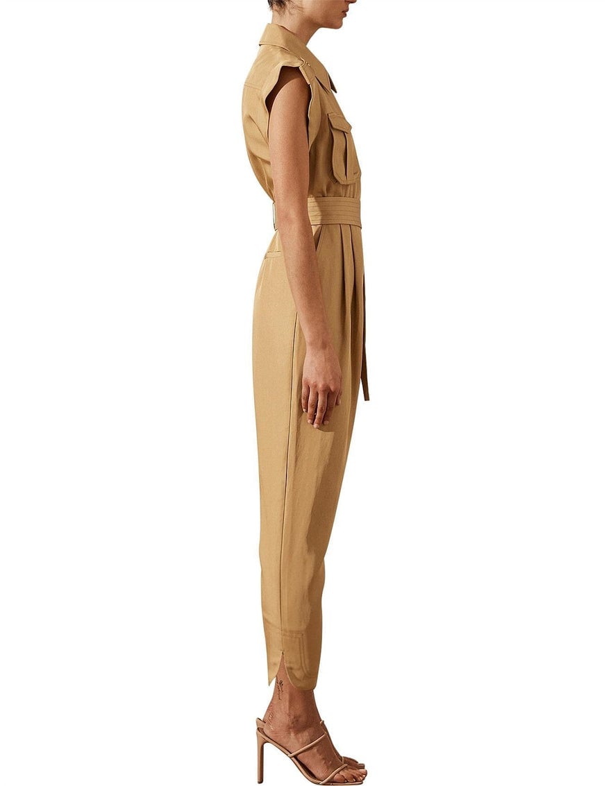 Shona Joy Matilda Linen Utility Jumpsuit photo 2