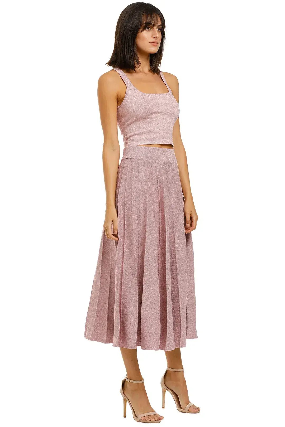 Vestire Sweet As Sugar Top and Skirt Set Pink Size 14 photo 2