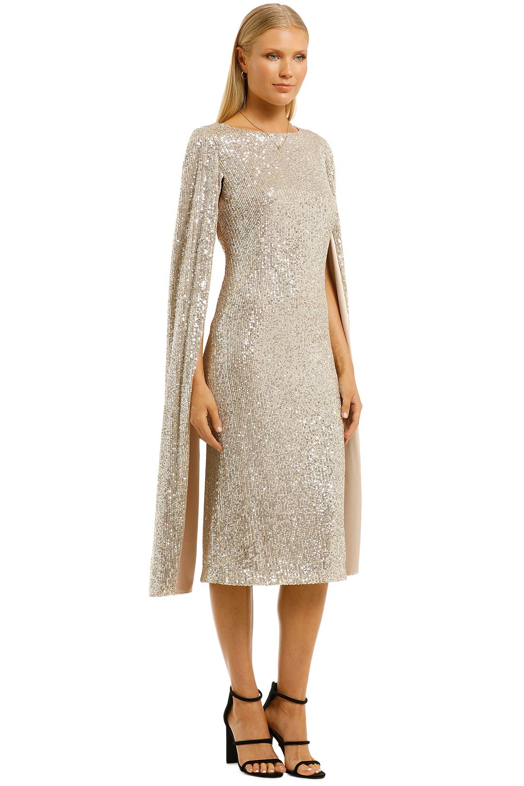 This Changes Everything Dress - Champagne Sequins photo 2