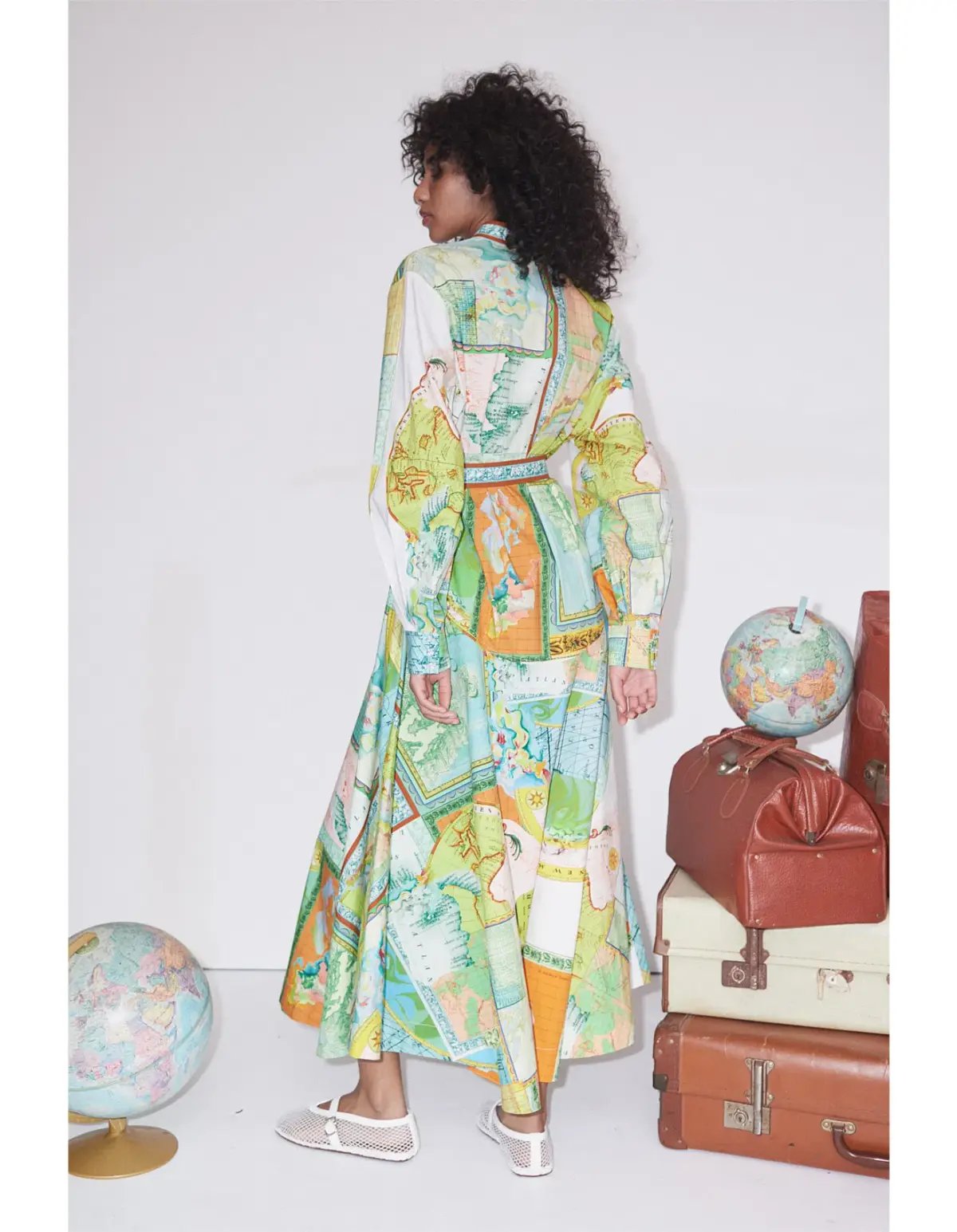Alemais Atlas Shirt Dress Multi Size 12 photo 2
