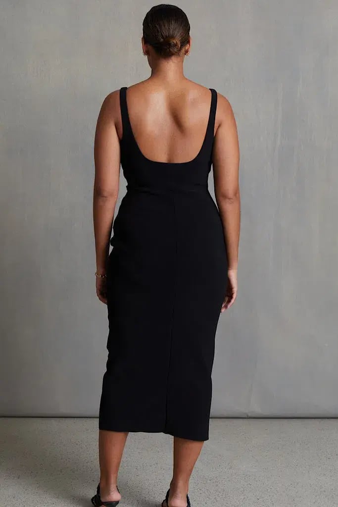 Bec & Bridge Be Mine Square Neck Dress Black Size 16 photo 4