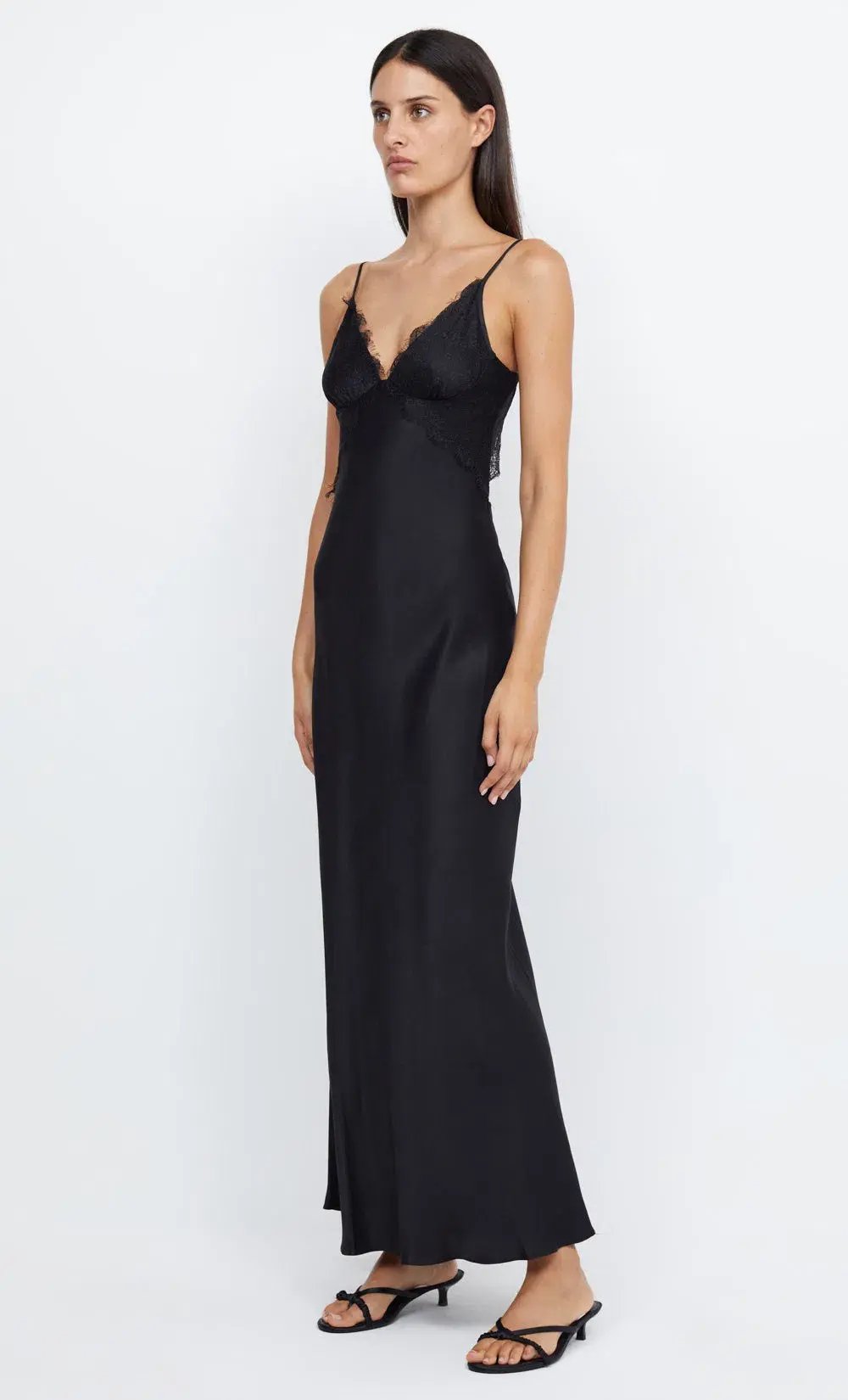 Bec & Bridge Emery Lace Maxi Dress Black/Black Size 8 photo 2