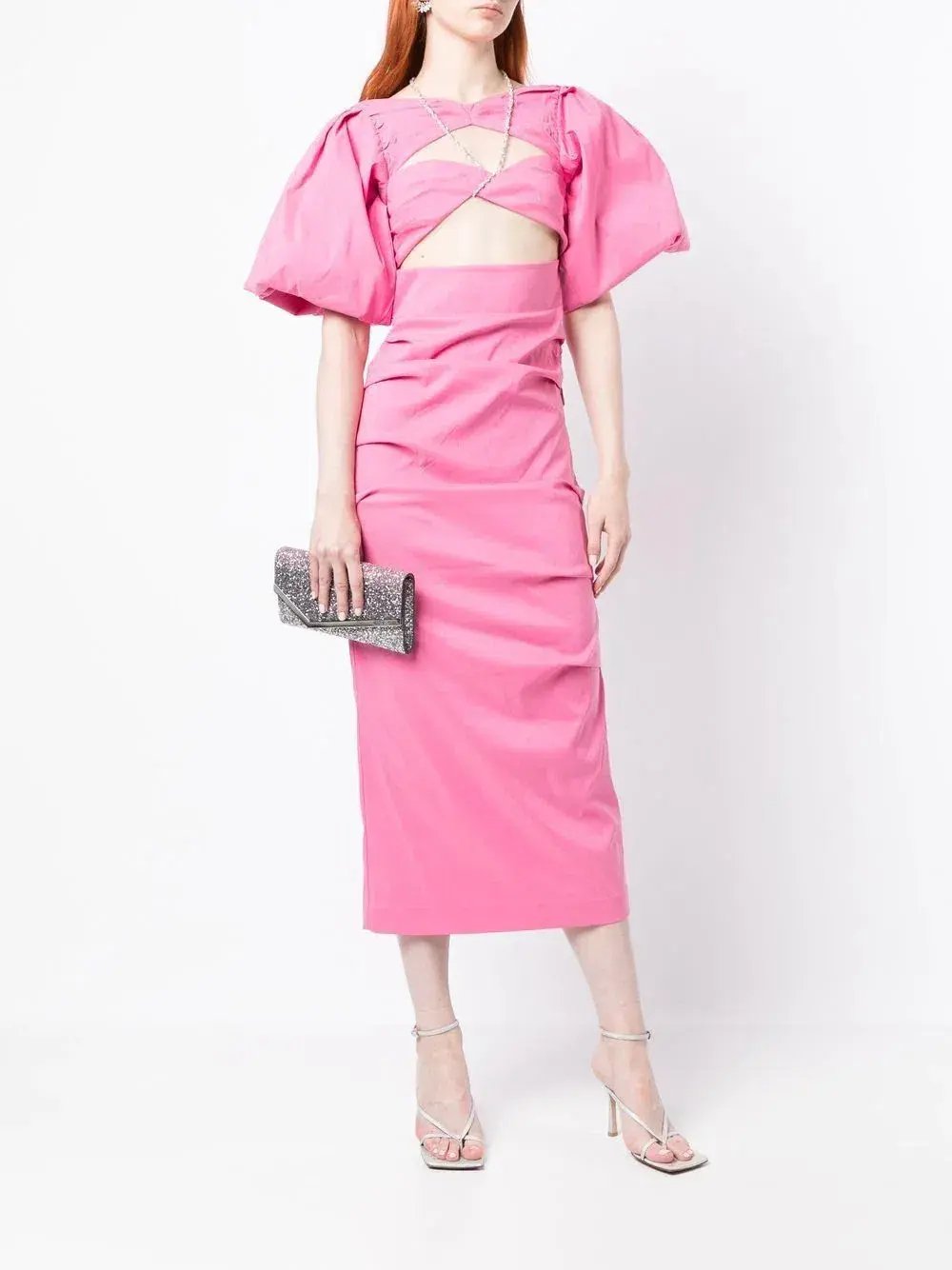 Rachel Gilbert Dahli Dress Pink Size 3/AU12 photo 2