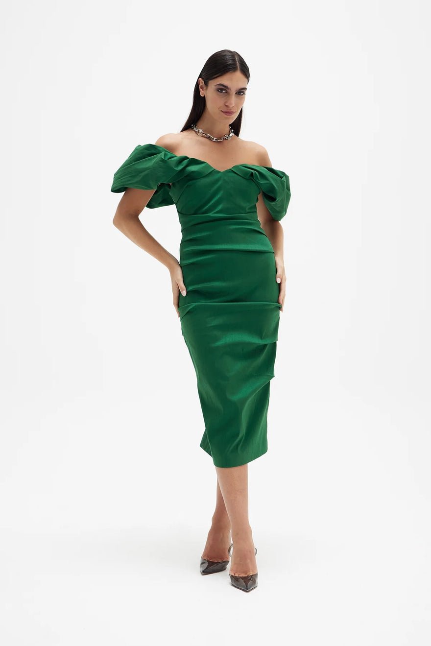 Rachel Gilbert Frey Dress - Green photo 2