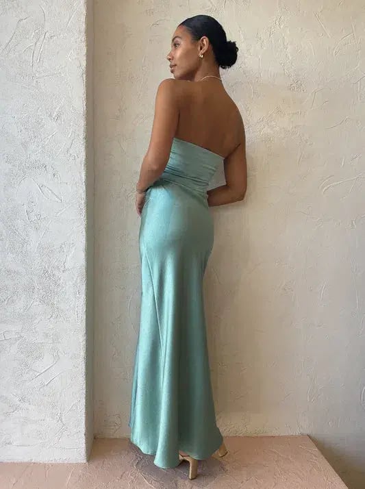 Bec & Bridge Symone Strapless Dress In Moss Green Size 10 photo 2