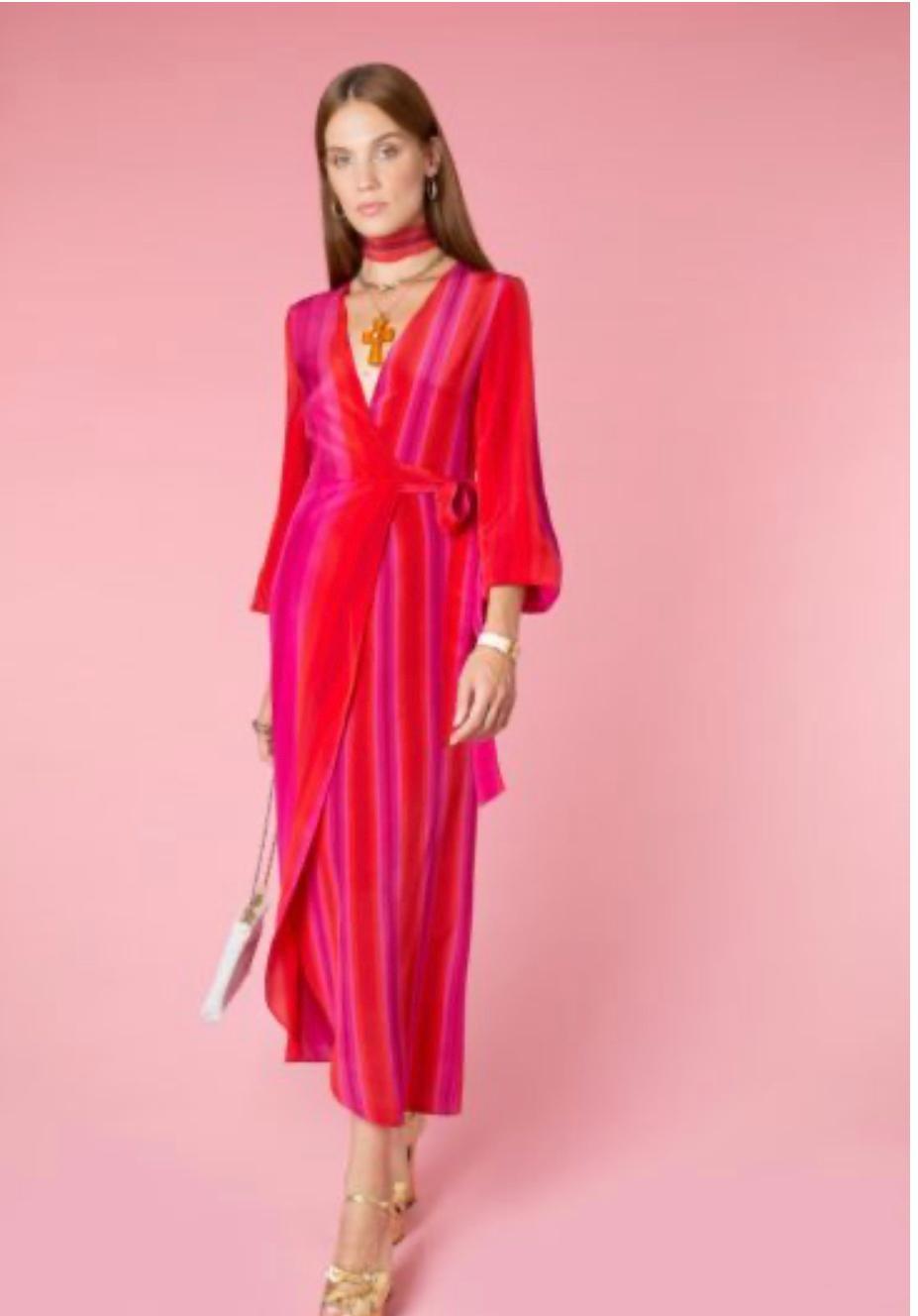 Rixo London Marni Studio Stripe Size AU 12 photo 3