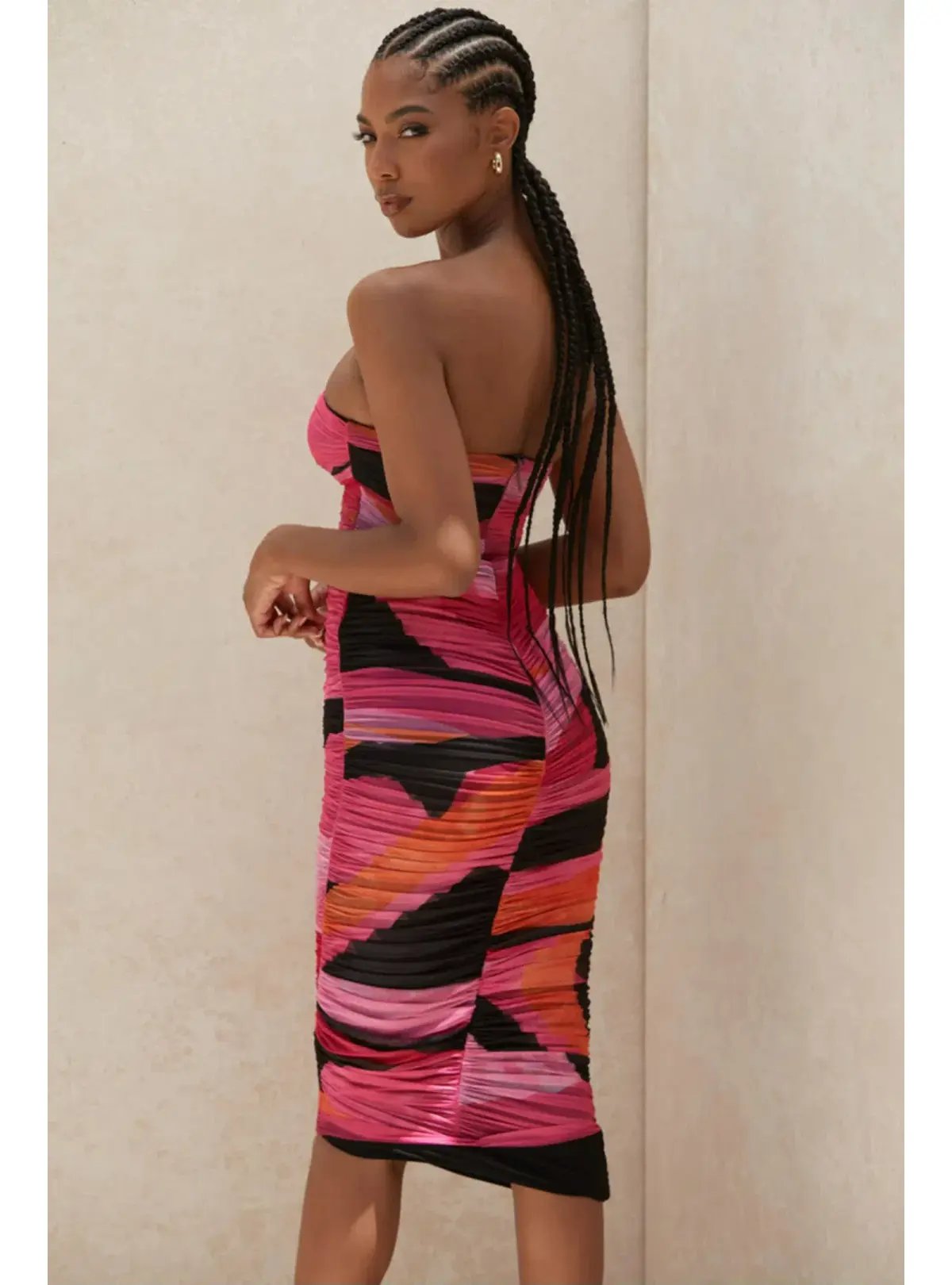 House of CB Sasha Midi Dress Multi Size M / AU 10 photo 3