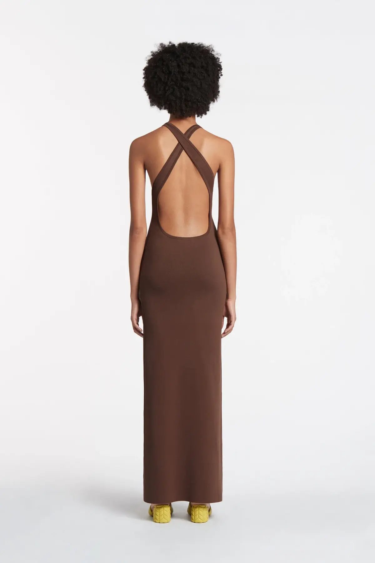 Sir The Label Aude Open Back Dress Brown Size 0 / AU 6 photo 3
