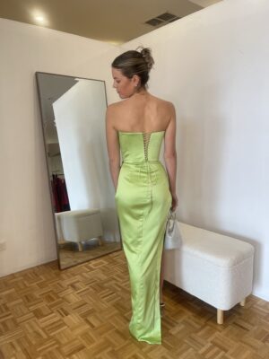 Lia Stublla Ella Gown Light Green photo 2