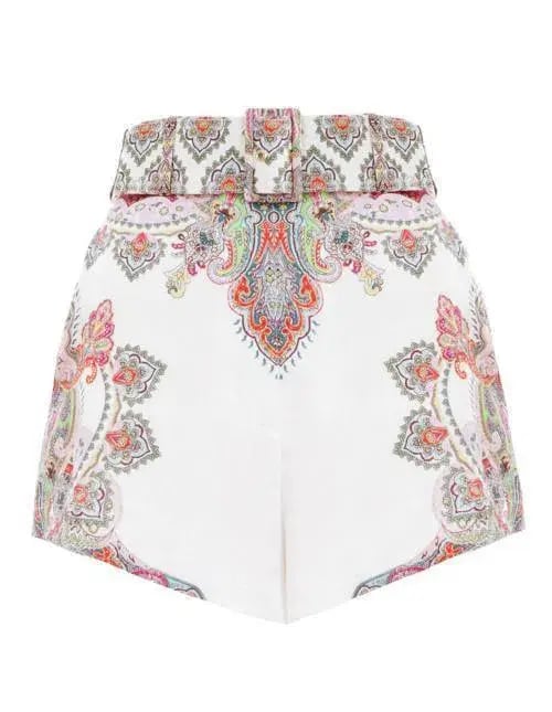 Zimmermann Ninety-Six Filigree Shorts Print Size 2 / AU 12 photo 5