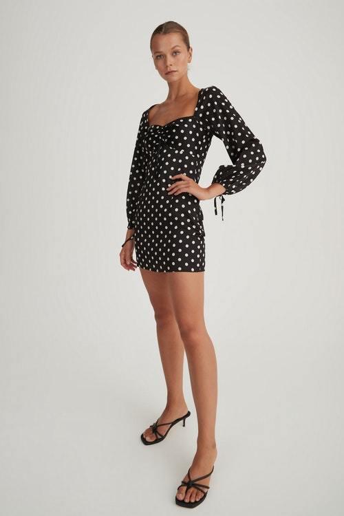 Hansen & Gretel Kateryna Dress Polka Dot Print Size 6 photo 4