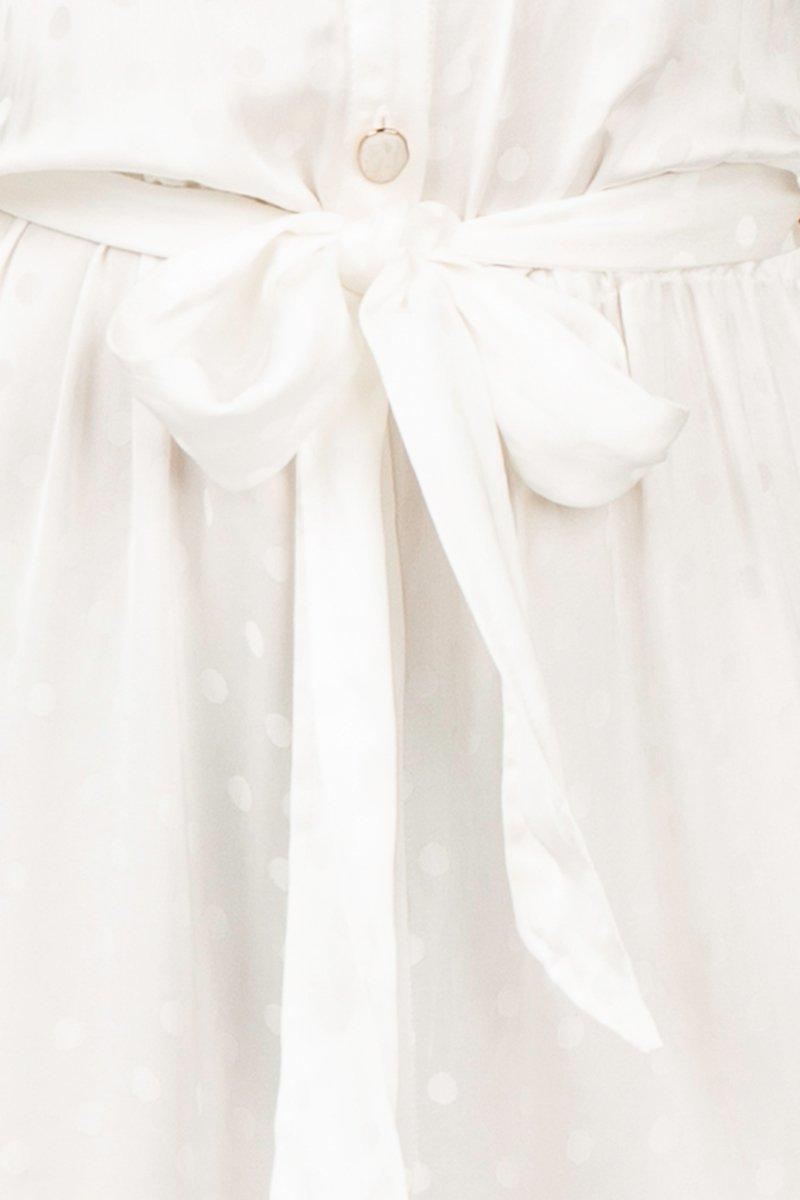 Dahlia White Button Front Jumpsuit Size 10 photo 4