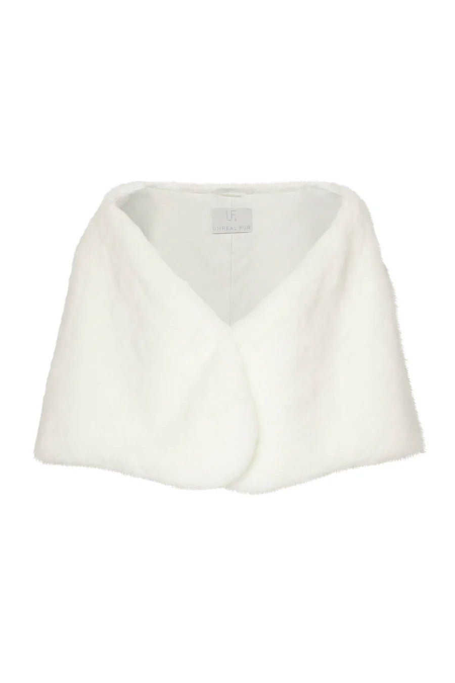 UNREAL FUR YASMIN WRAP - BLANC photo 5