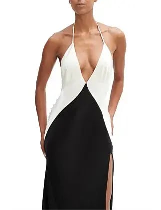 Bardot YVE HALTER DRESS Black Size 14 photo 3