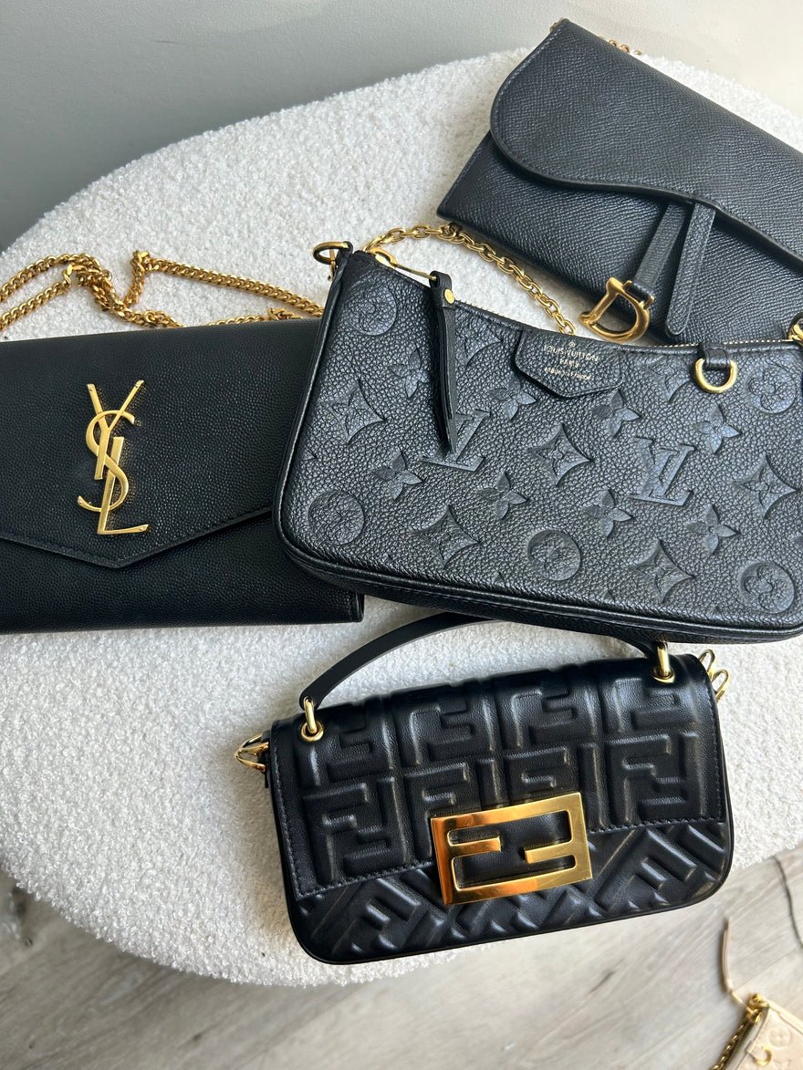 Fendi Baguette - Black Nappa Leather Bag photo 4