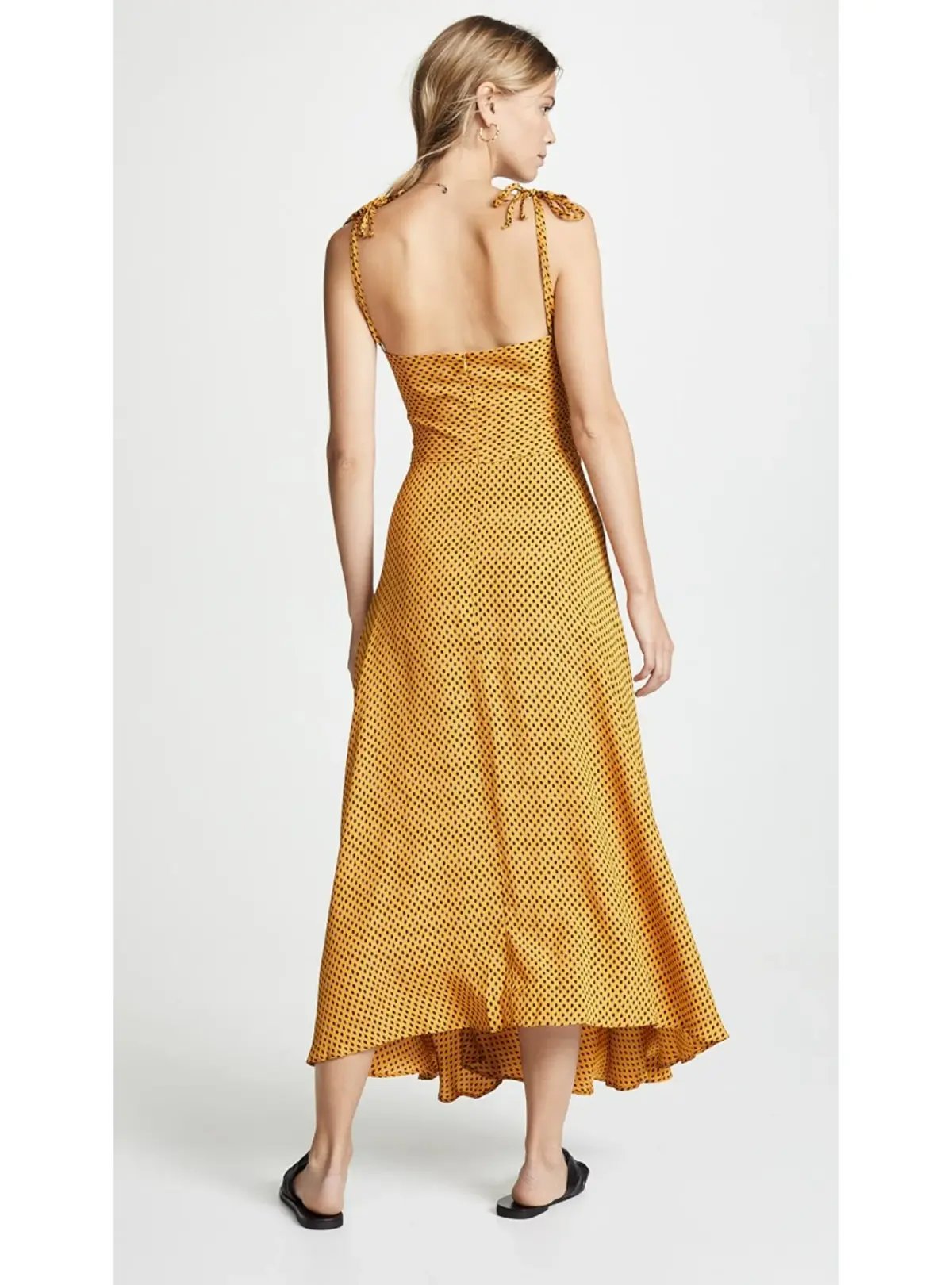 Bec & Bridge Sun Valley Midi Dress Yellow Size AU 8 photo 3