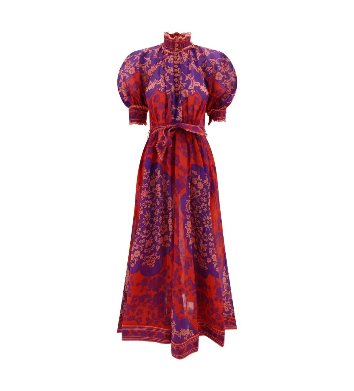 Zimmermann Raie Swing Maxi Dress Multi Floral Size 2/AU 12 photo 5