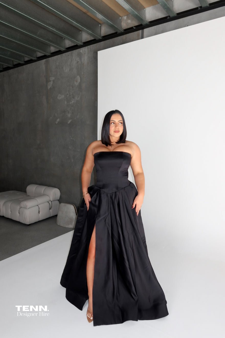 Lia Stublla x TENN Elodie Gown - Black photo 4