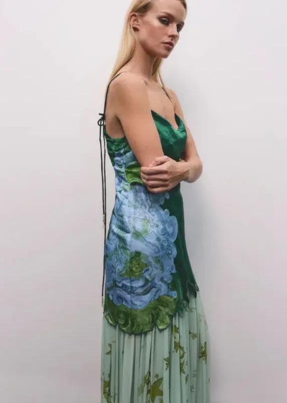 Antipodean Runaway Star Drop Waist Gown Size AU 8 photo 5