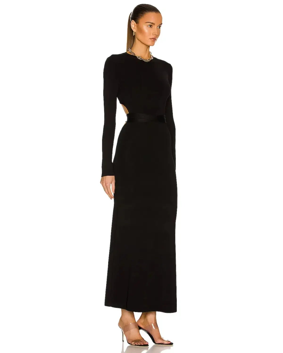 Sir the Label George Open Back Dress Black Size 0 / AU 6 photo 2