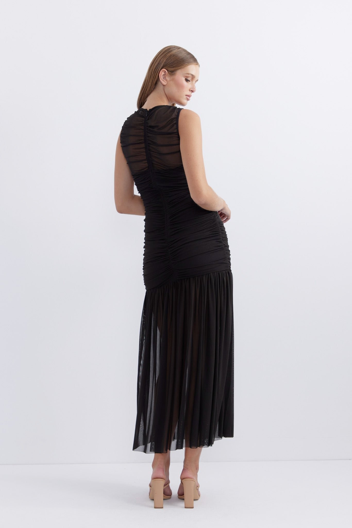 PASDUCHAS LUNAR HOURGLASS MIDI - BLACK photo 8