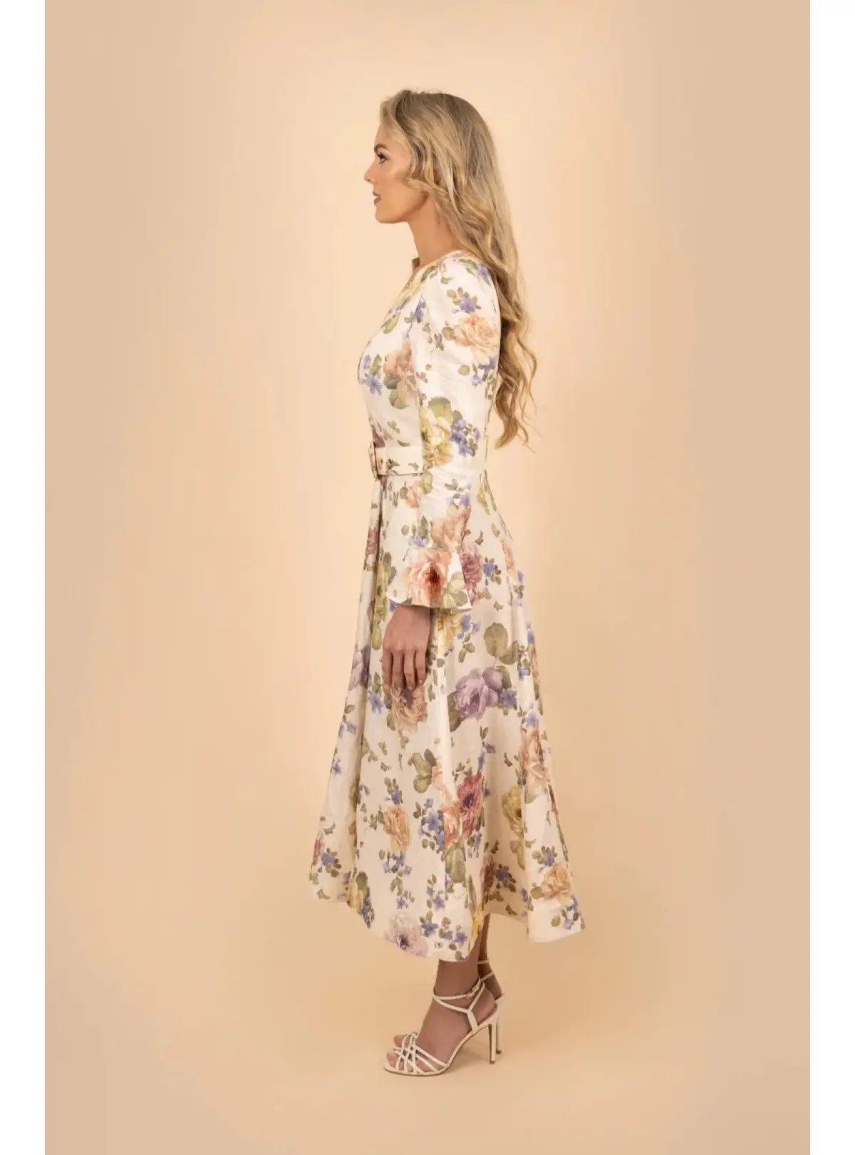 Zimmermann Luminosity Midi Dress Multi Floral Print Size 0P / AU 6 photo 4