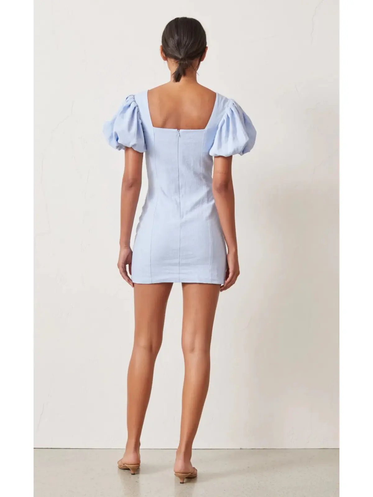 Bec & Bridge Anika Mini Dress Sky Blue Size AU 6 photo 2