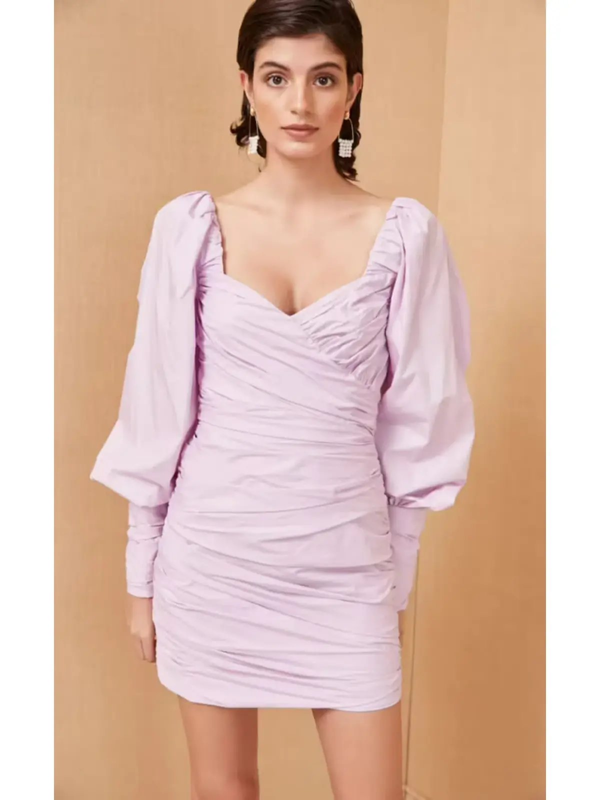 Bec & Bridge Winslowe L/S Mini Dress Lilac Size AU 6 photo 2