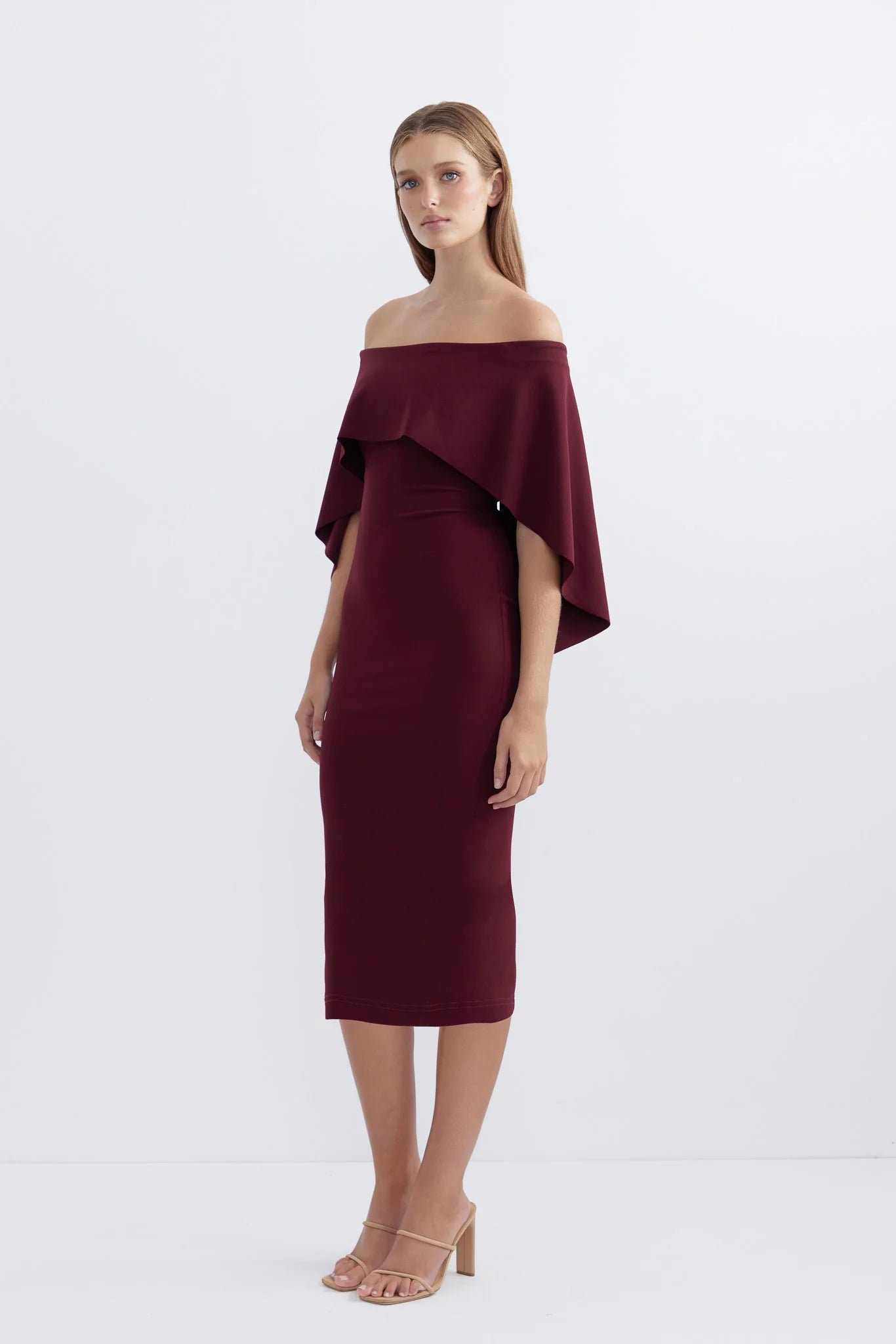PASDUCHAS COMPOSURE LONG MIDI - WINE photo 5
