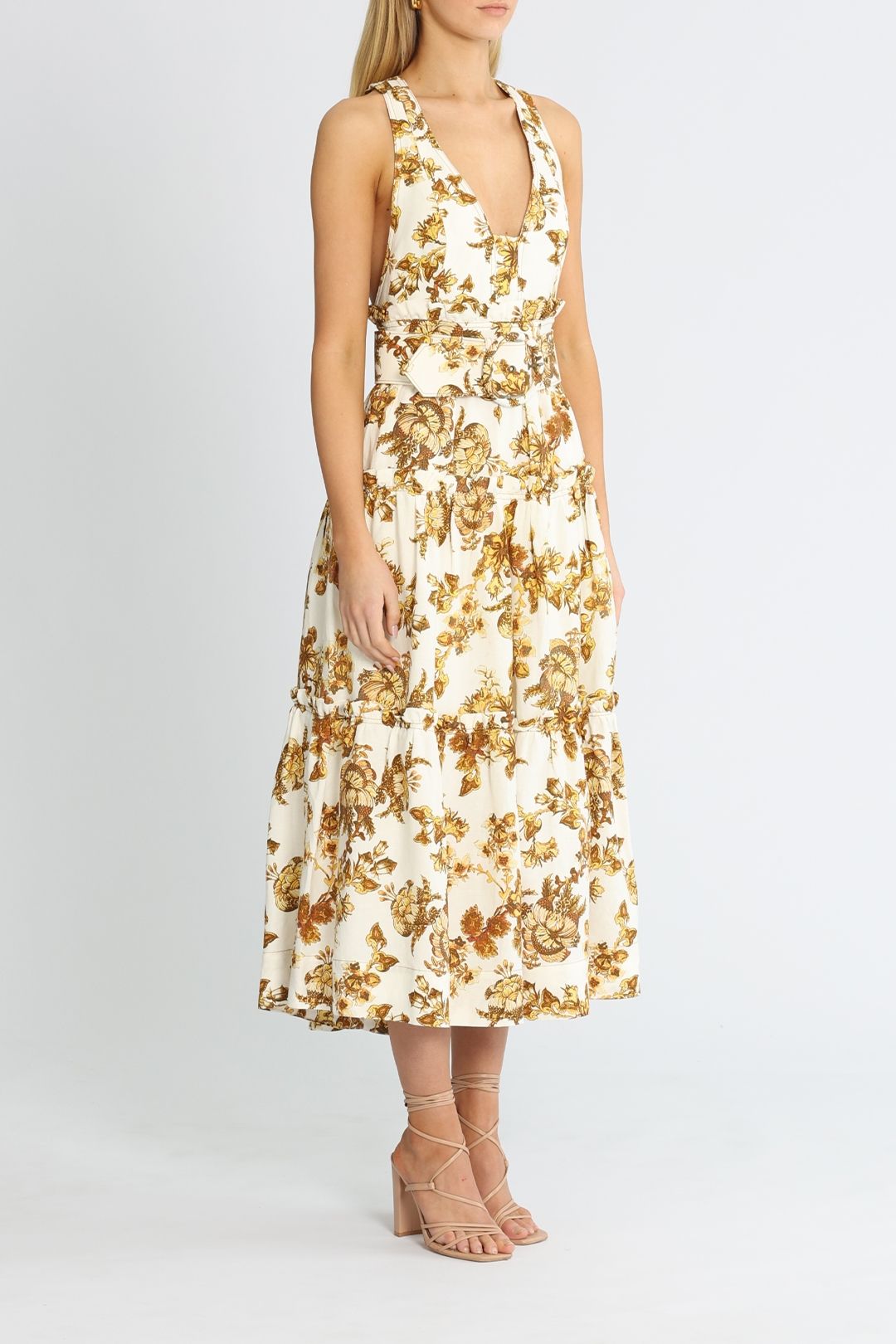 Bella Tiered Midi Dress photo 2