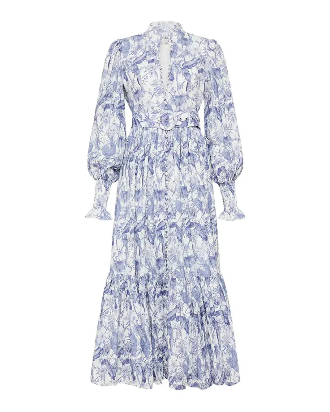 Palm Noosa Royal Flush Dress In Jungle Blue Size 10 photo 4