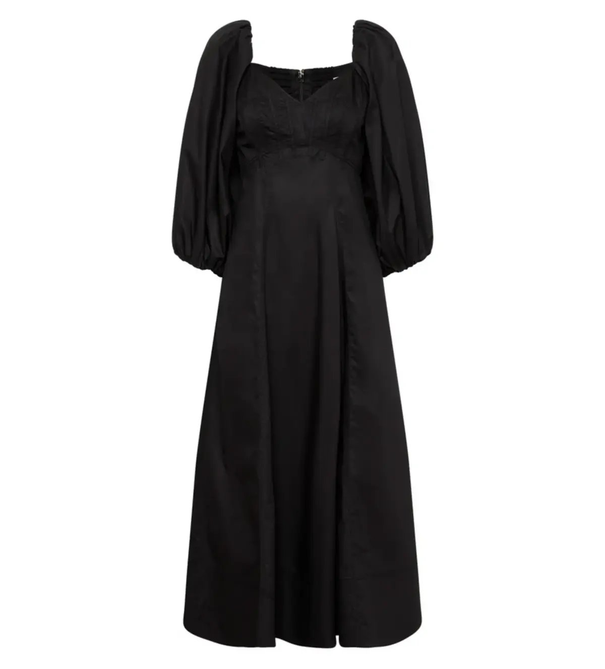 Aje Hester Corsetted Midi Dress Black Size AU 14 photo 5